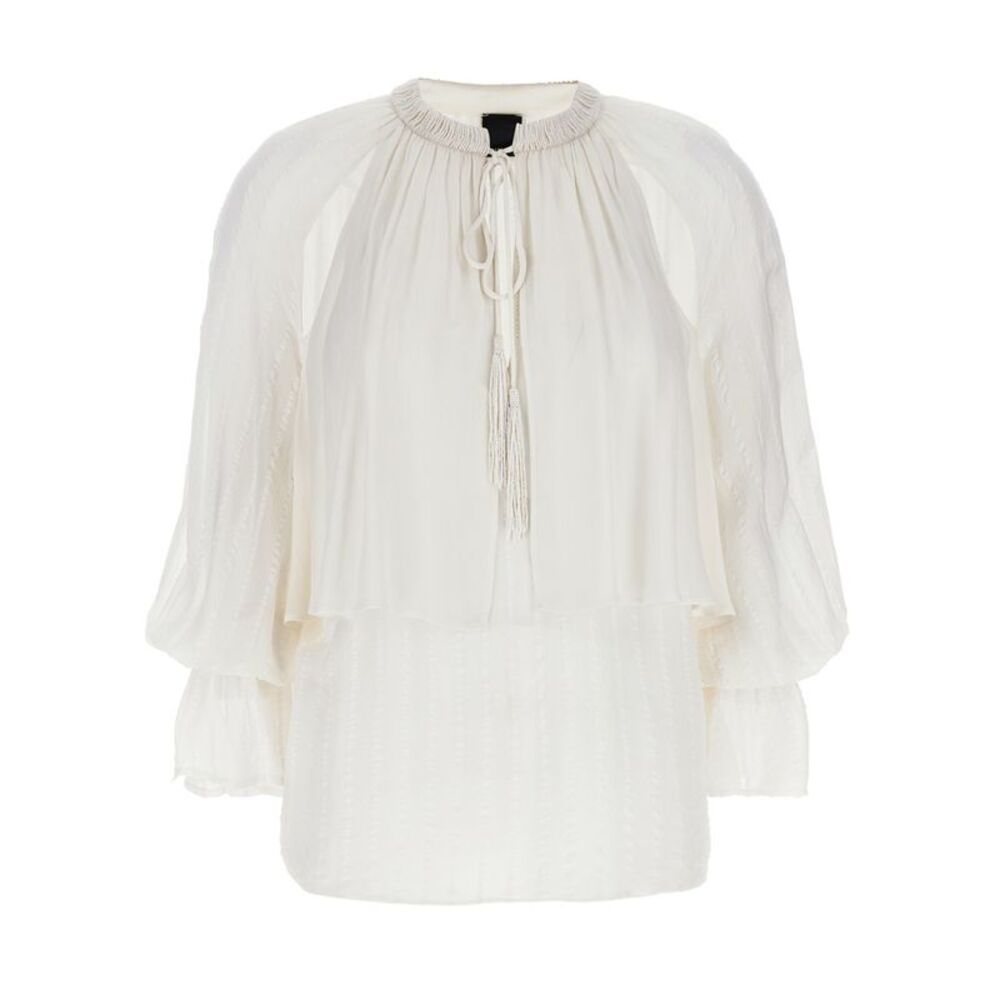 PINKO White Viscose Women's Blouse